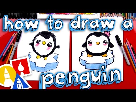 How To Draw A Cartoon Penguin