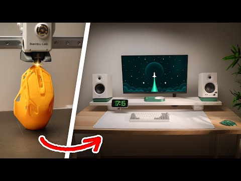 I 3D Printed 70% of My Desk Setup (And It's Amazing)