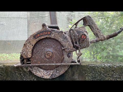 Restoration Old ｓｋｉｌｓａｗ | Restoring Worm Drive Heavy Duty Corded Circular Saw