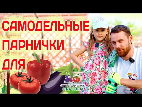Высадка баклажанов в открытый грунт |  Как сделать удобные парники #огород #дача