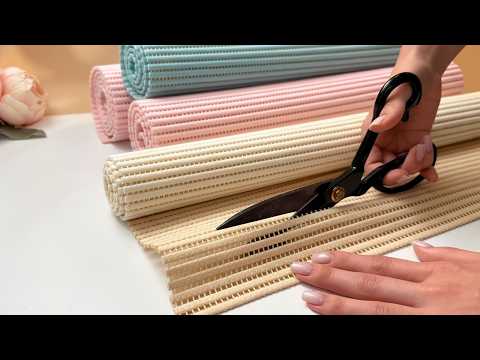I SAW IT IN AN EXPENSIVE STORE AND MADE IT MYSELF!😍 GENIUS IDEA INVOLVING A PVC BATHROOM MAT! DIY