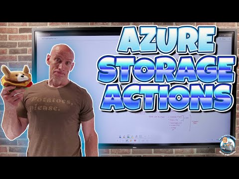 A deep dive in Azure Storage Actions for large scale, very flexible actions on your storage content.