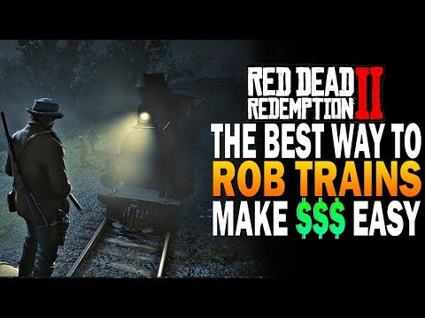 THE BEST Way To Rob Trains In RDR2! Make Easy Money! Red Dead Redemption Heist Guide