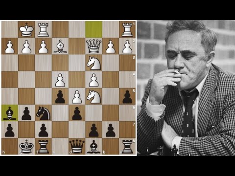 Ефим Геллер показал Петросяну кто Круче в Староиндийке! Шахматы.