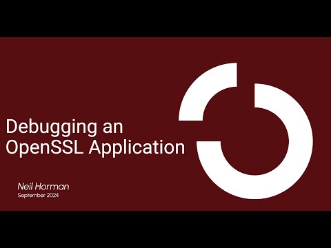 Debugging OpenSSL Applications