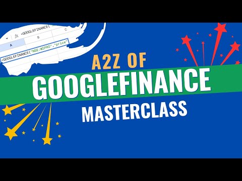 GOOGLEFINANCE Tutorial✅ Stock Live & Historical Data in Google Sheets