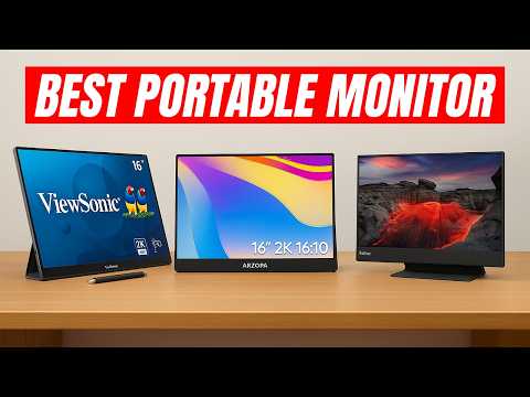 Best Portable Monitor [2025] Watch BEFORE You Buy!