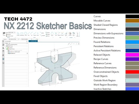NX Sketcher Basics 2212 Version