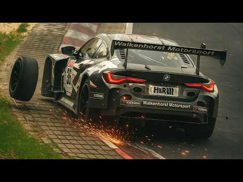 NÜRBURGRING TECHNICAL Defects, BLOWN ENGINES, CRASHED Cars keep on Driving, Oil / Coolant LEAKS etc