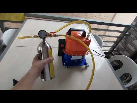 2-in-1 AC Vacuum & Compressor Testing with AC Flush Kit and Manifold Gauge #diy #diyprojects #hvac