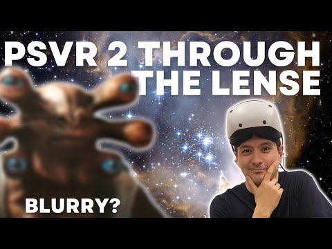 PSVR 2 THROUGH-THE-LENS - What It REALLY Looks Like! How bad is Mura?