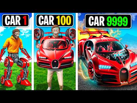 Human To SUPER BUGATTI in GTA!