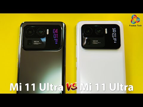 Mi 11 Ultra vs Mi 11 Ultra BOTH COLORS COMPARED!