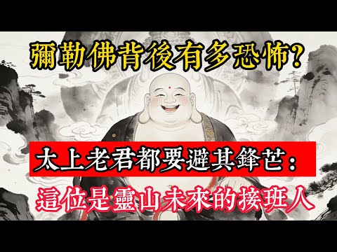 彌勒佛笑瞇瞇的背後有多恐怖？手裏的人種袋專收神仙！太上老君都要避其鋒芒：這位是靈山未來的接班人#立地成佛#念佛修行#因果正見#修行障礙化解#生死因果#佛学#佛教