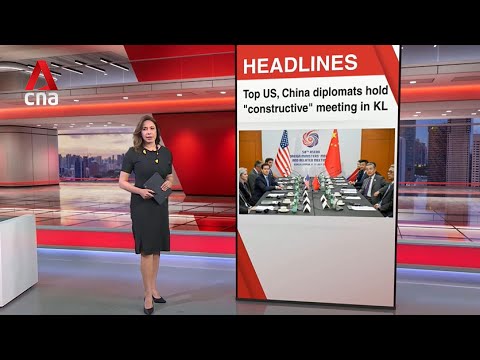 Rubio hails talks with Wang Yi, says 'there's work to be done' | East Asia Tonight (Jul 11)