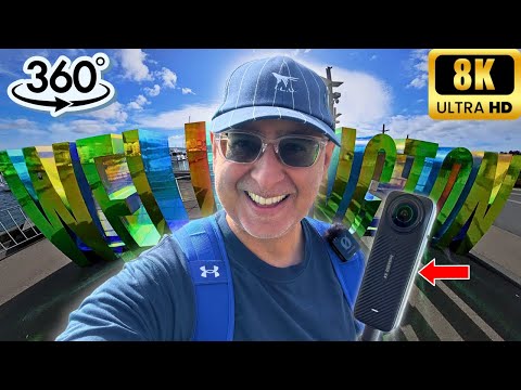 Wellington Waterfront 360 VR Walk (Te Papa Museum, Ferries, 8K VR) | NZ