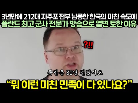 The reason why Poland's top military expert spoke passionately on TV about Korea's insane speed i...