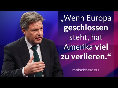 Robert Habeck über Donald Trump, die deutsche Wirtschaftskrise und den Fall Gelbhaar | maischberger