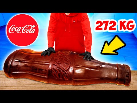Giant 600-Pound Gummy Cola Bottle | How to Make The World’s Largest DIY Gummy Cola Bottle