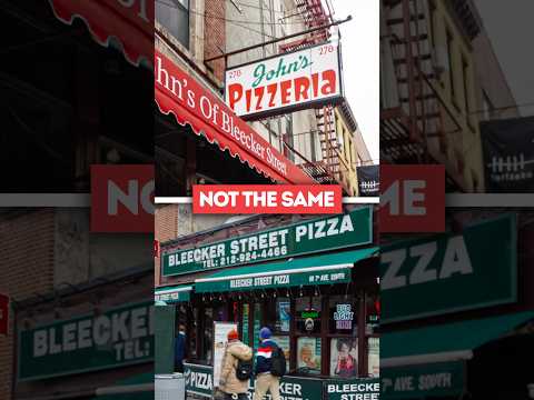 John’s of Bleecker Street vs Bleecker Street Pizza