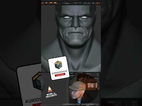 Batman 🦇 ZBRUSH Quick Sculpt #shorts