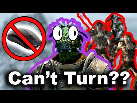 Beating Skyrim Without A Mouse (NO REMAPPING)