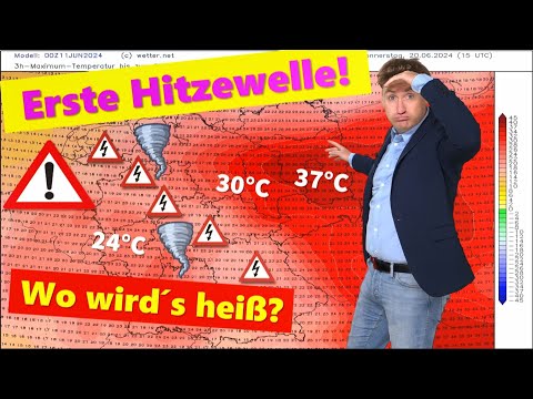 Brachiale Hitzeblase nach Schafskälte! GFS mit Extremhitze: 37 °C im Osten! Mittendrin: UNWETTER!