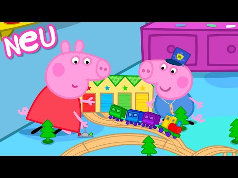 Peppa-Wutz-Geschichten | Der Bahnhof | Videos für Kinder