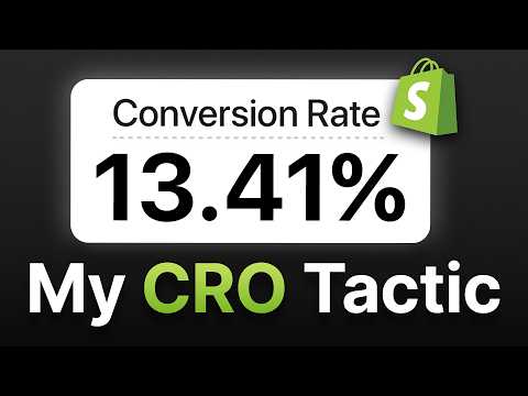 Increase Your Conversion Rate INSTANTLY With This CRO Concept [Ecommerce 2025]