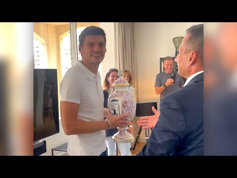 Max Verstappen Gets His Replacement Trophy!