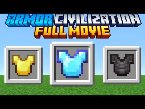 Minecraft, but I survive in ARMOR CIVILIZATION [FULL MOVIE]