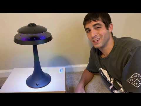 Magnetic Levitation UFO Bluetooth Speaker, Anti-Gravity Flying Saucer Review + Demonstration