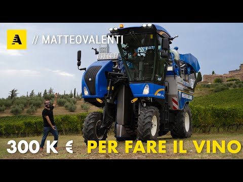 Come si guida una VENDEMMIATRICE 🍇 da 300k €? Tutti i SEGRETI della New Holland-Braud 9070L