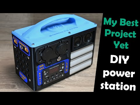 My Best Project Yet: High-Power 4S 8P 20 amp Power Station with Multiple Outputs