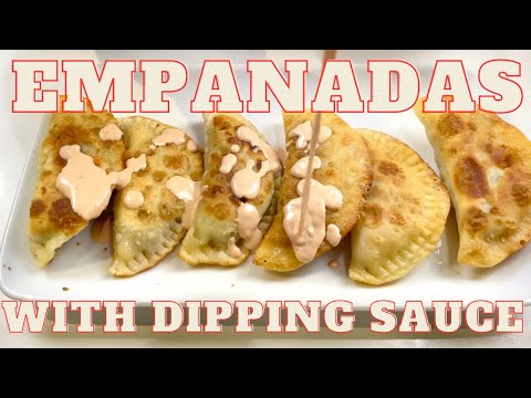 Easy Empanadas with Dipping Sauce | Ready in 20 Mins! 🥟