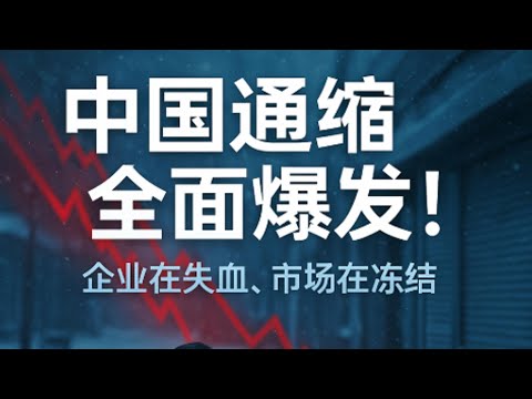 警惕！中国通缩正在全面爆发，你的钱正变“沉”！企业在失血，市场在冻结警报拉响：2025通缩风暴：不是买不起，而是不敢买！#中国通缩 #cpi #通缩危机