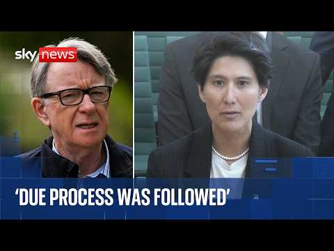 Senior civil servant denies Cabinet Office suggested Mandelson didn't need vetting