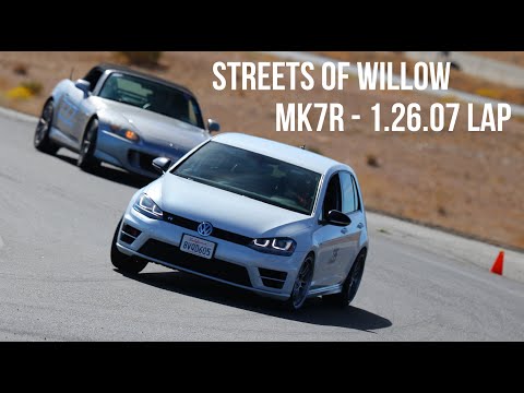 MK7 Golf R - Streets of Willow CW - 1.26.07 Lap