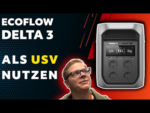 Ecoflow Powerstation als richtige USV nutzen. USBHID-UPS ist voll integriert.