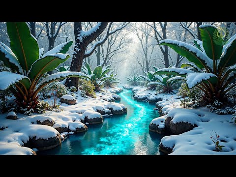 (No Ads) Beautiful Winter Music ❄️ Soft Relaxing Music to Calm the Mind and Warm the Soul