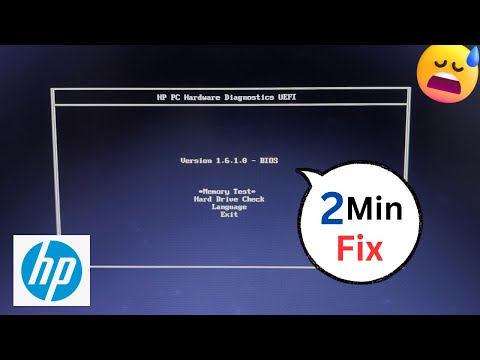 HP PC Hardware Diagnostics UEFI Problem Solution 