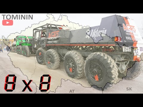Czech Truck Trial | Compilation 2022 + Region map | Tatra 8x8