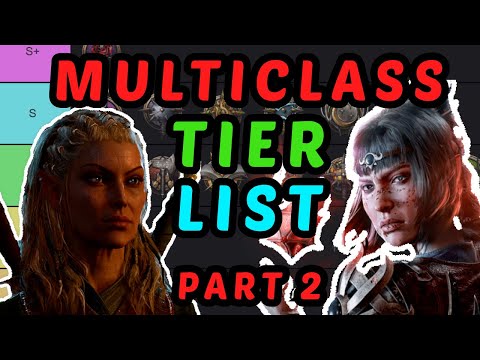 COMPLETE Multiclass Tier List - EVERY COMBO - Baldur's Gate 3 Honour Mode Guide Part 2