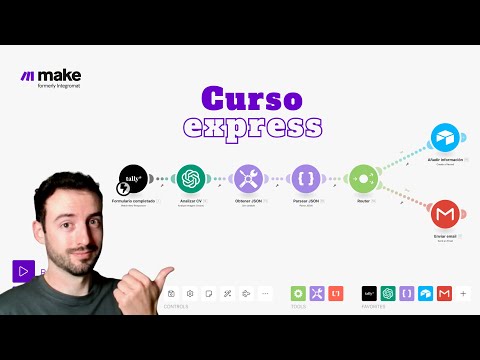 Aprende a utilizar MAKE para AUTOMATIZAR PROCESOS con IA [Curso express]