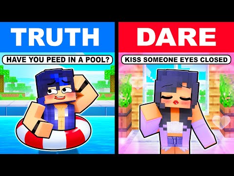 Minecraft but DRAMA TRUTH OR DARE...