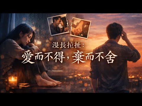 漫長拉扯：愛而不得，棄而不捨#爱而不得 #情感电台 #治愈系 #失恋博物馆 #放下 #深夜emo #错过#那种明知没结果却还偏要爱的执着 #两个不能在一起的人 #遗憾美学 #成年人的克制