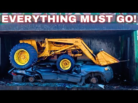 Crushing Cars, Trucks, TRACTORS & More! EVERYTHING Has to Go!