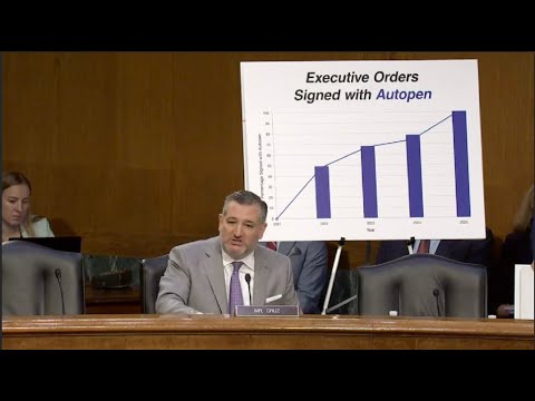 Ted Cruz Rages on Cover Up of Biden’s Use of Autopen