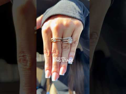 RING STACK INSPO 🤍💍 solid gold ring linked on my LTK!