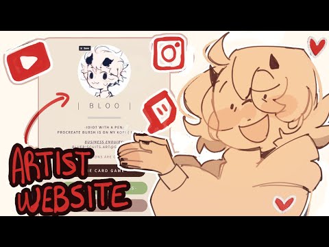 How to make an artist website